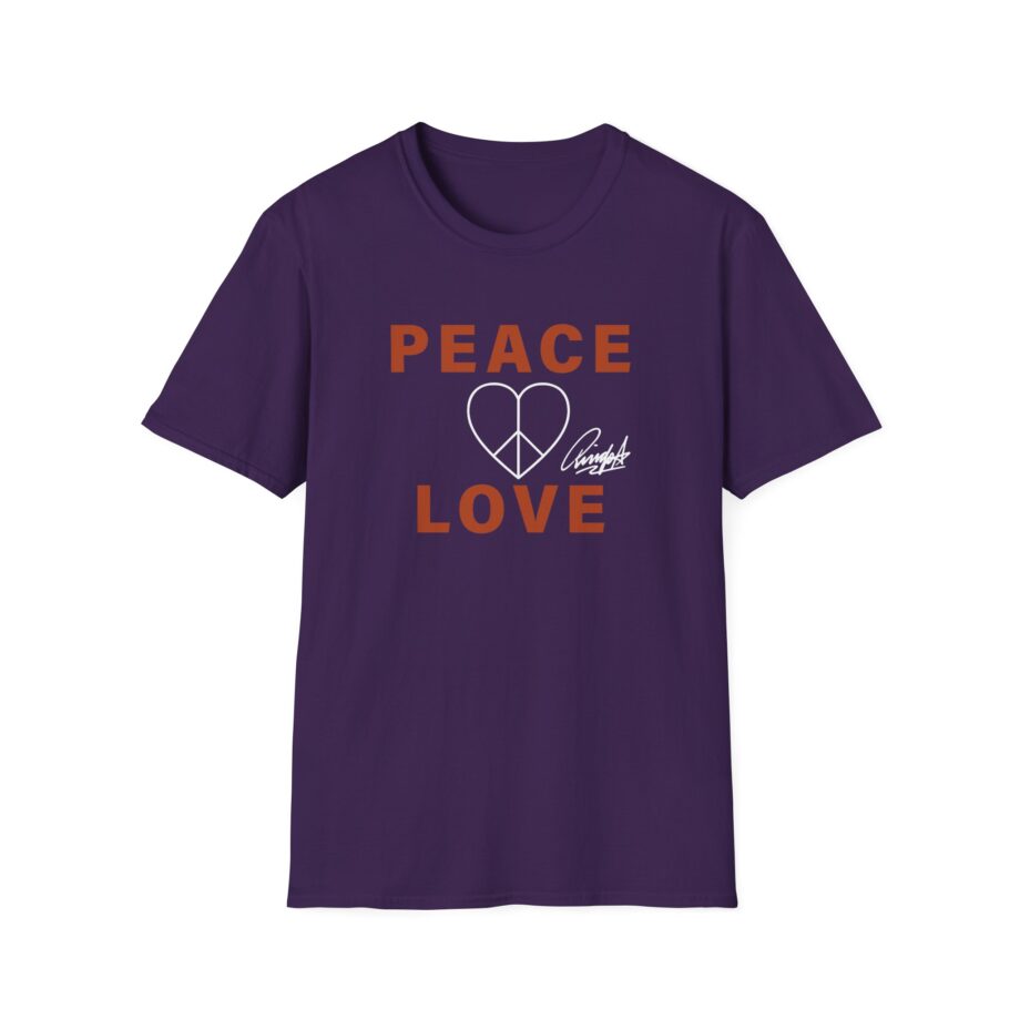 Ringo Starr Peace & Love Unisex Softstyle T-Shirt