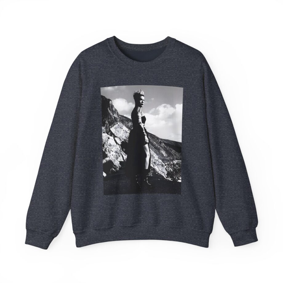 P!nk Trustfall Charcoal Unisex Heavy Blend™ Crewneck Sweatshirt