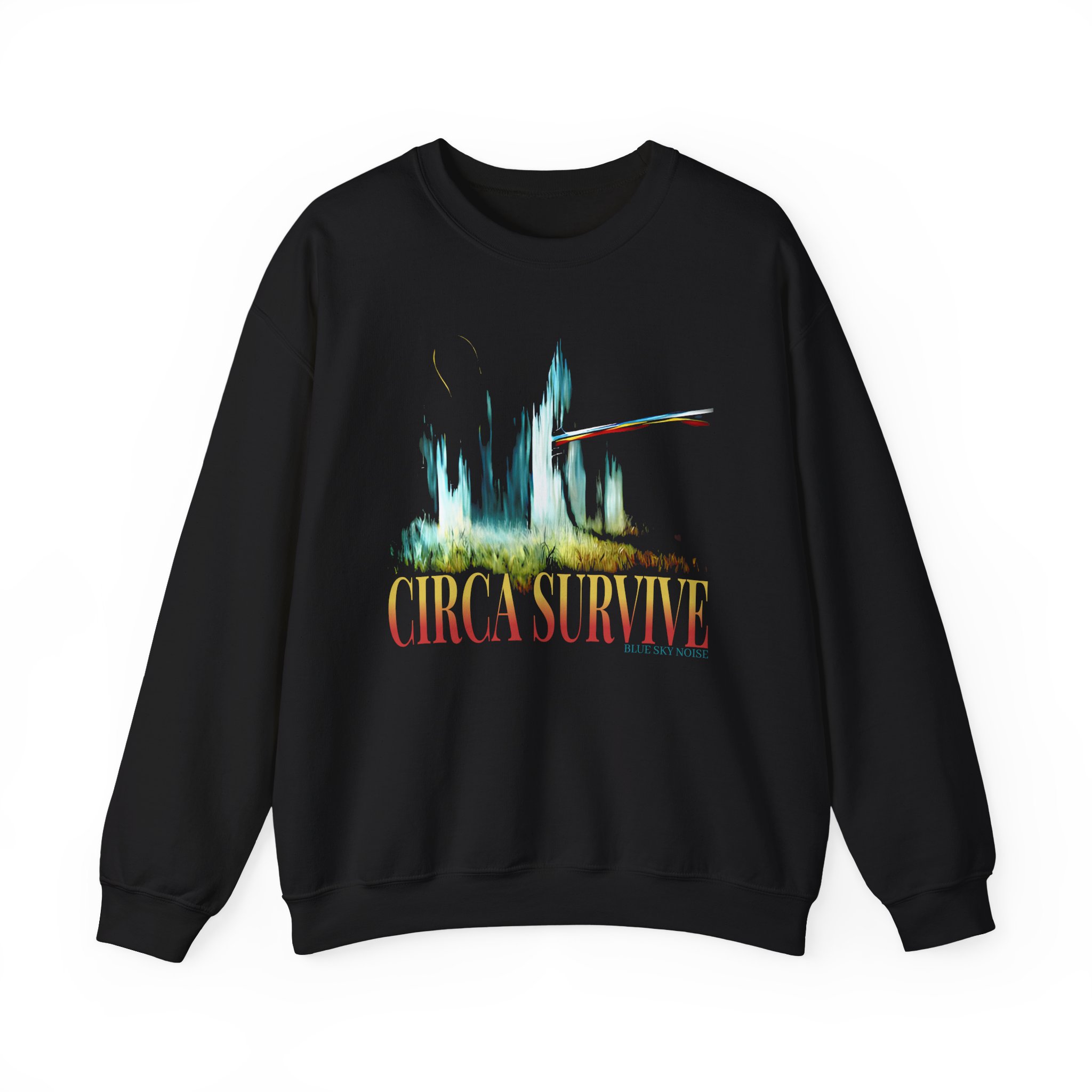 Circa Survive Obscured Unisex Heavy Blendâ„¢ Crewneck Sweatshirt