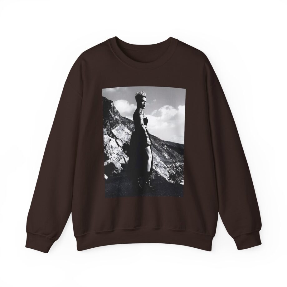 P!nk Trustfall Charcoal Unisex Heavy Blend™ Crewneck Sweatshirt