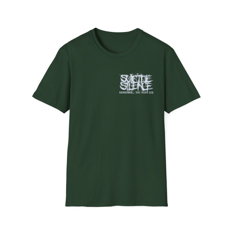 Suicide Silence Rymd Snake Skull Unisex Softstyle T-Shirt