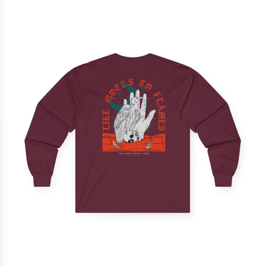 Like Moths to Flames the Dark Divine Tour Unisex Ultra Cotton Long Sleeve Tee
