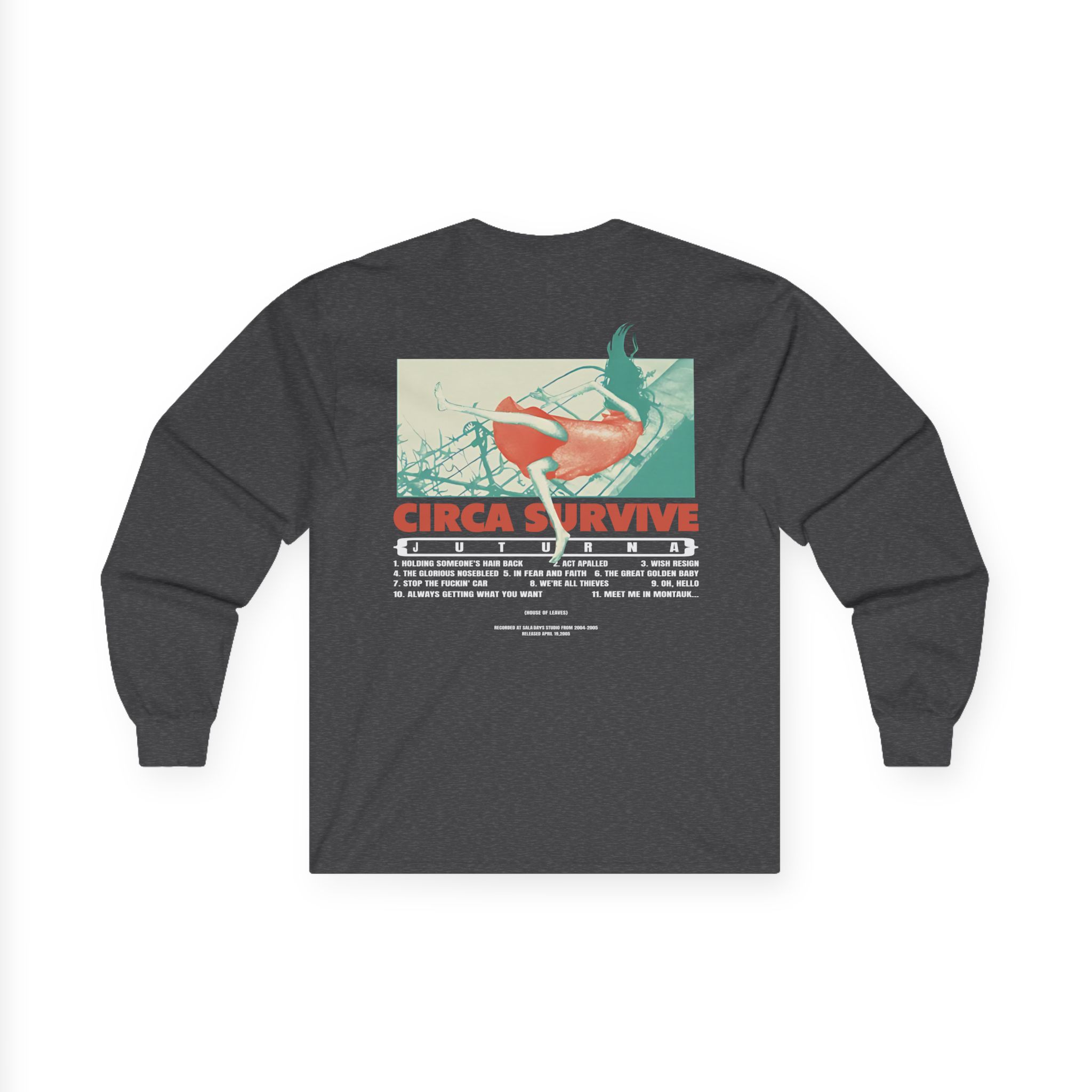 Circa Survive Juturna Tracklist Unisex Ultra Cotton Long Sleeve Tee
