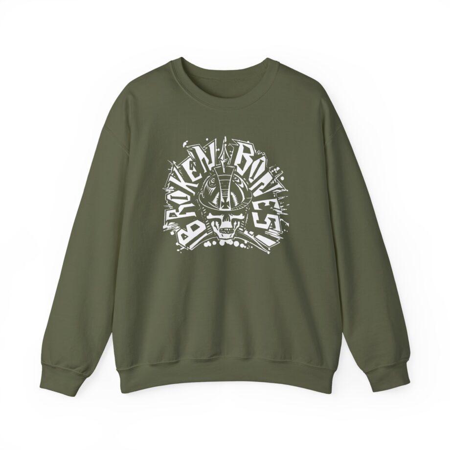 Broken Bones Skull Logo Unisex Heavy Blend Crewneck Sweatshirt