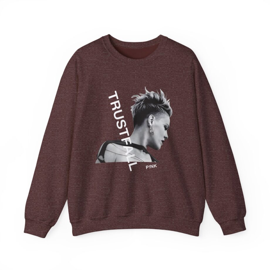 Pink Trustfall Unisex Heavy Blend™ Crewneck Sweatshirt