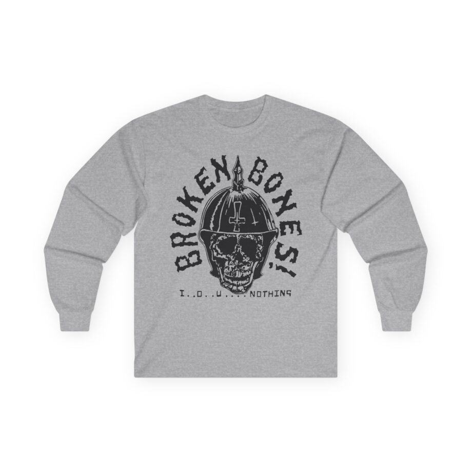 Broken Bones IOU Nothing Unisex Ultra Cotton Long Sleeve Tee