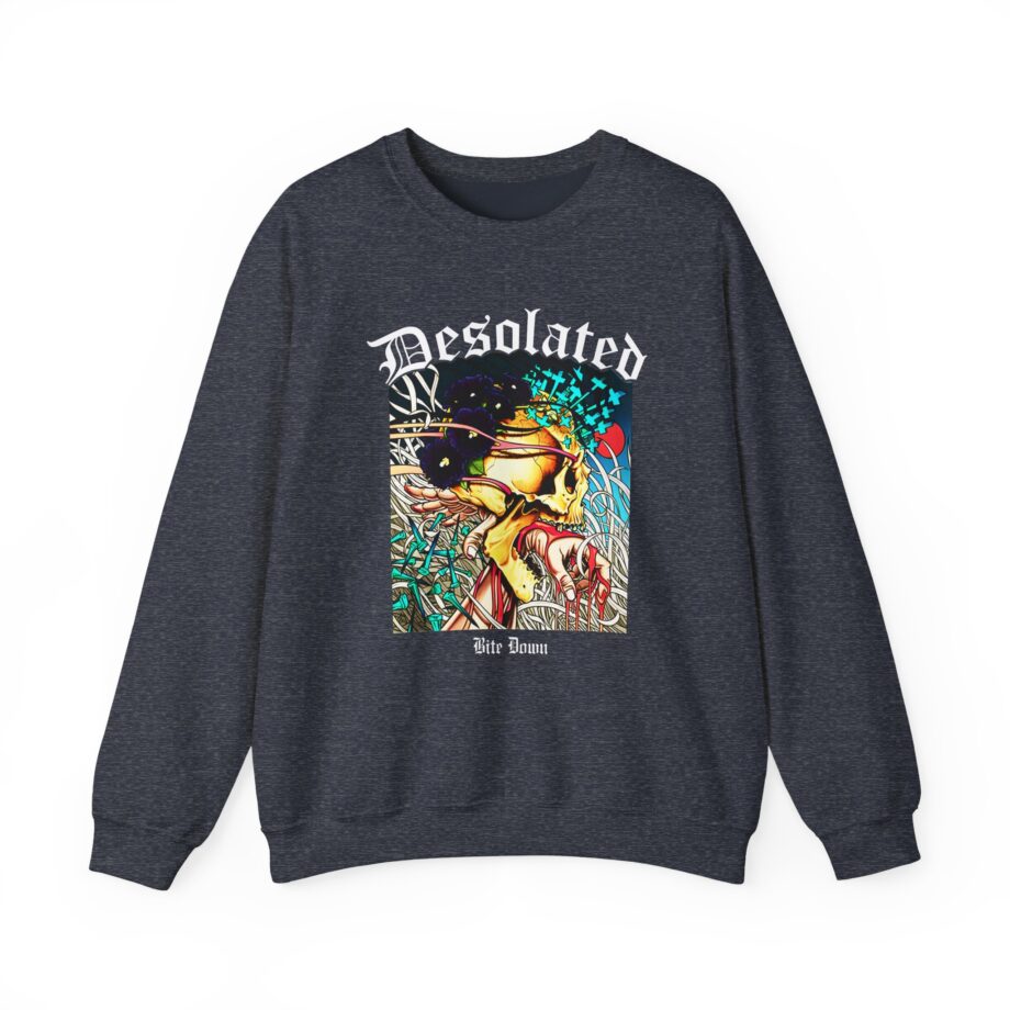 Desolated Bite Down Artwork Unisex Heavy Blend™ Crewneck Sweatshirt