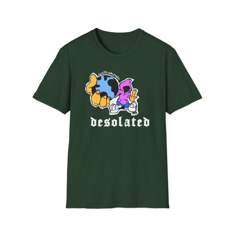 Desolated Globe Unisex Softstyle T-Shirt
