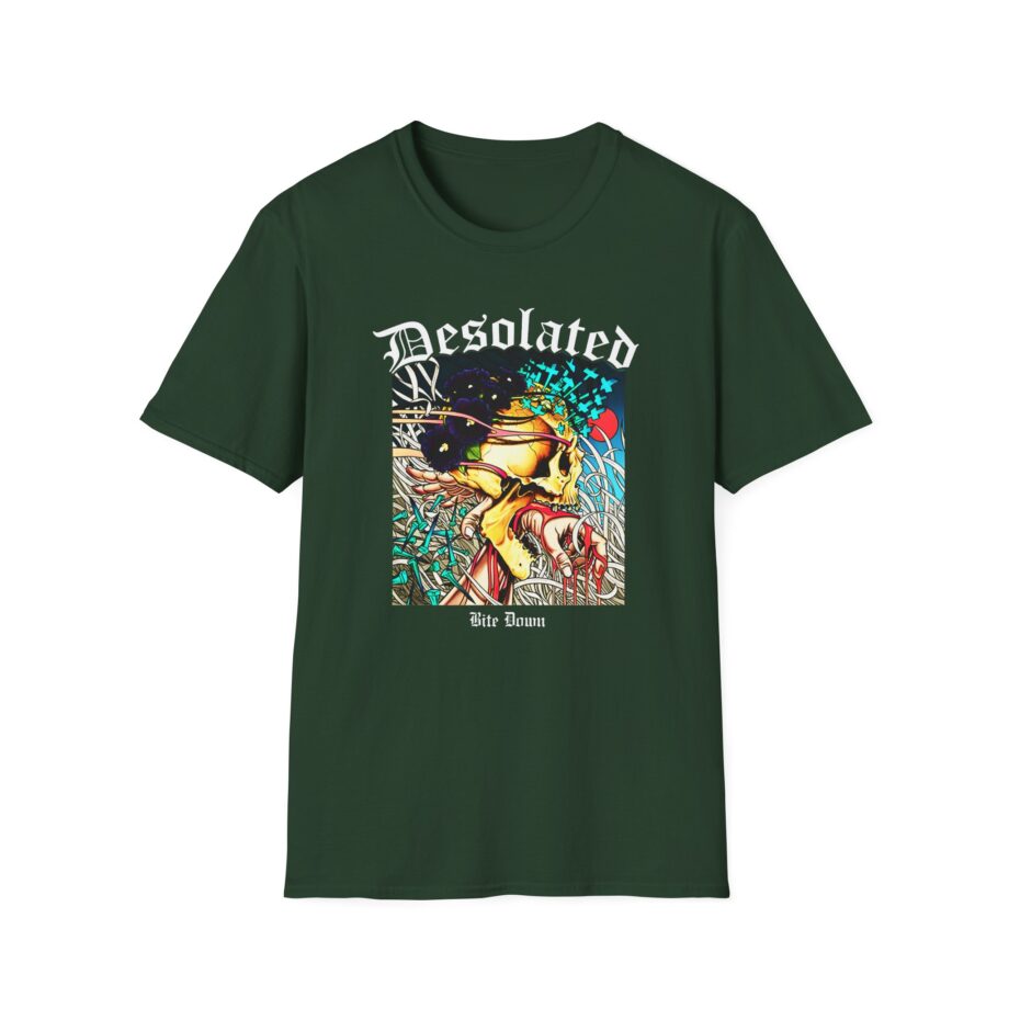 Desolated Bite Down Artwork Unisex Softstyle T-Shirt