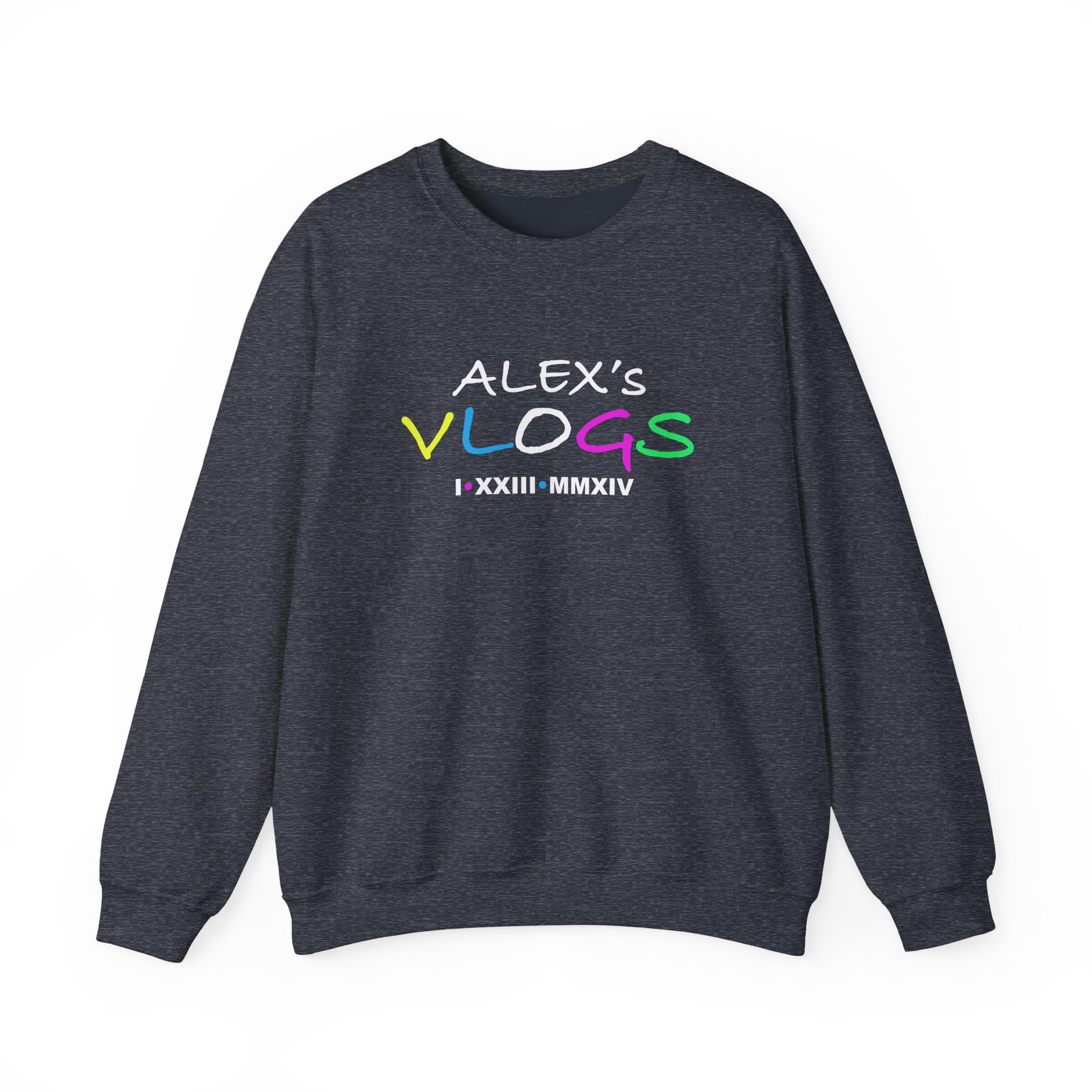 Alex Warren VLOGS Unisex Heavy Blendâ„¢ Crewneck Sweatshirt