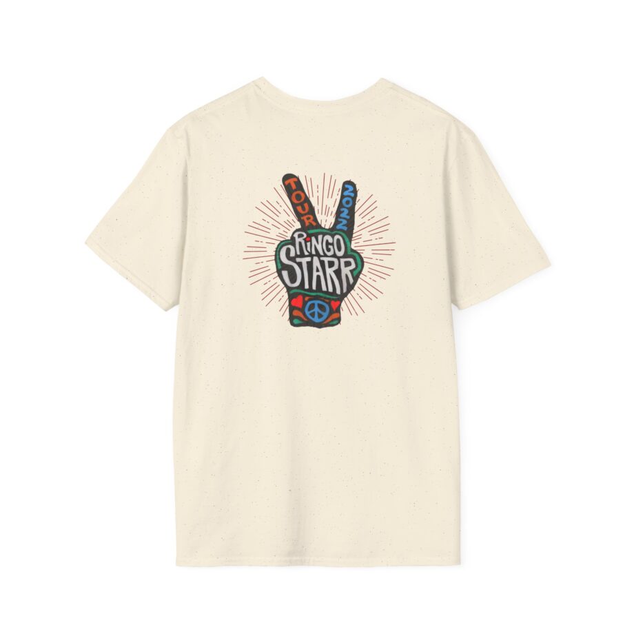 Ringo Starr Peace Illustration Unisex Softstyle T-Shirt