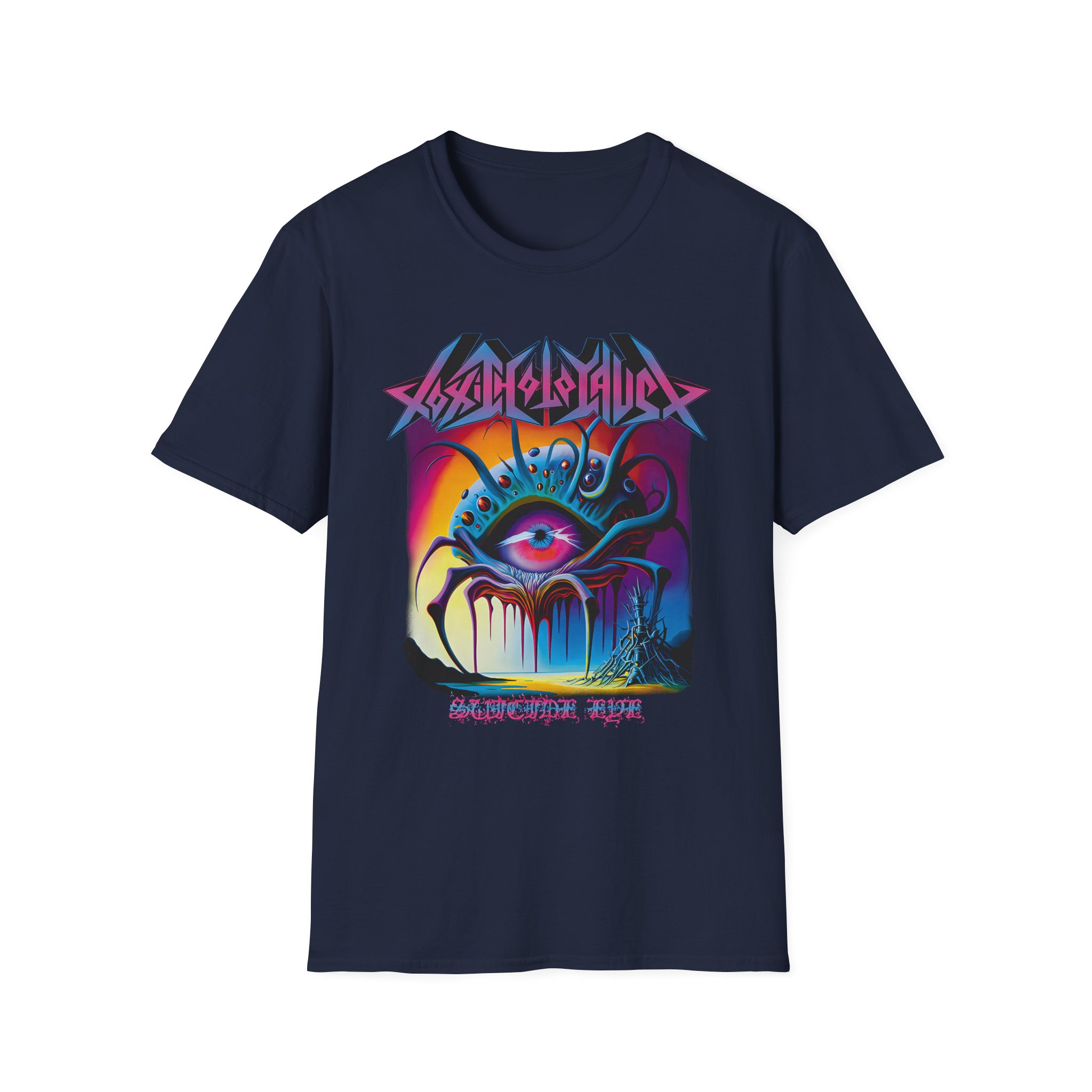 Toxic Holocaust Suicide Eye Unisex Softstyle T-Shirt