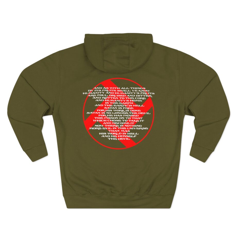 Integrity The Blackest Curse Three-Panel Fleece Hoodie