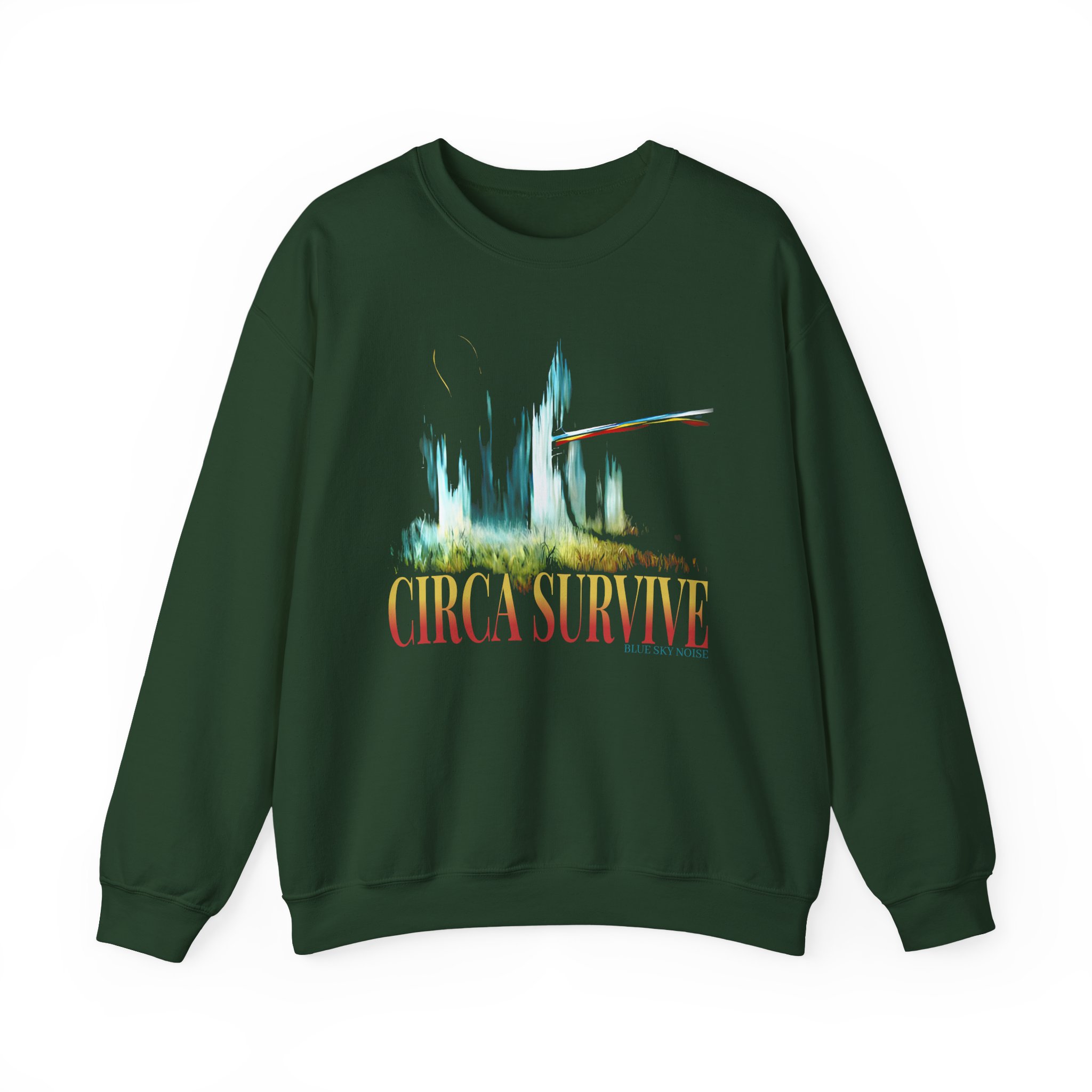 Circa Survive Obscured Unisex Heavy Blendâ„¢ Crewneck Sweatshirt