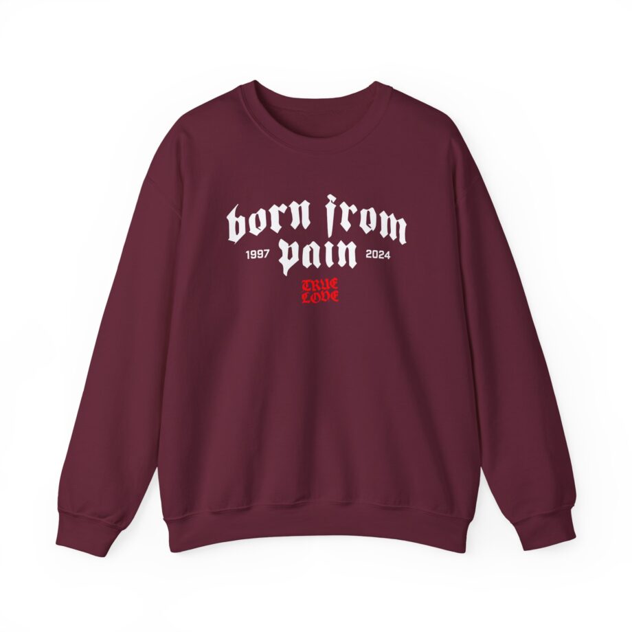Born From Pain True Love Unisex Heavy Blend™ Crewneck Sweatshirt