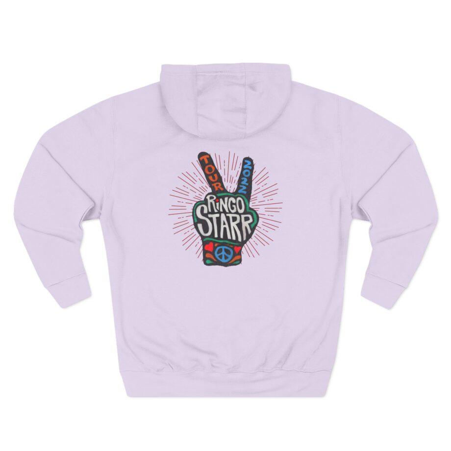 Ringo Starr Peace Illustration Three-Panel Fleece Hoodie