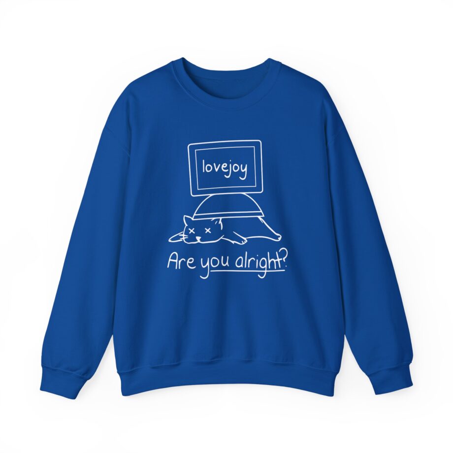 Lovejoy are you alright Unisex Heavy Blend™ Crewneck Sweatshirt