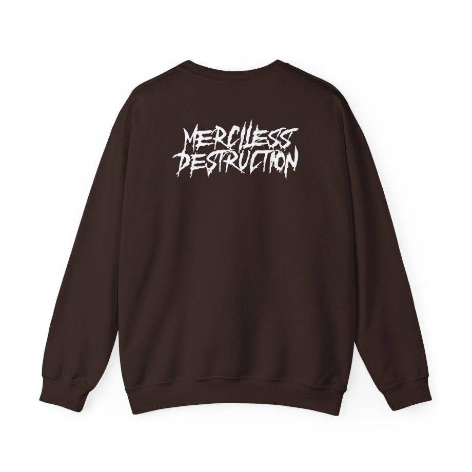 Get the Shot Merciless Destruction Unisex Heavy Blend™ Crewneck Sweatshirt