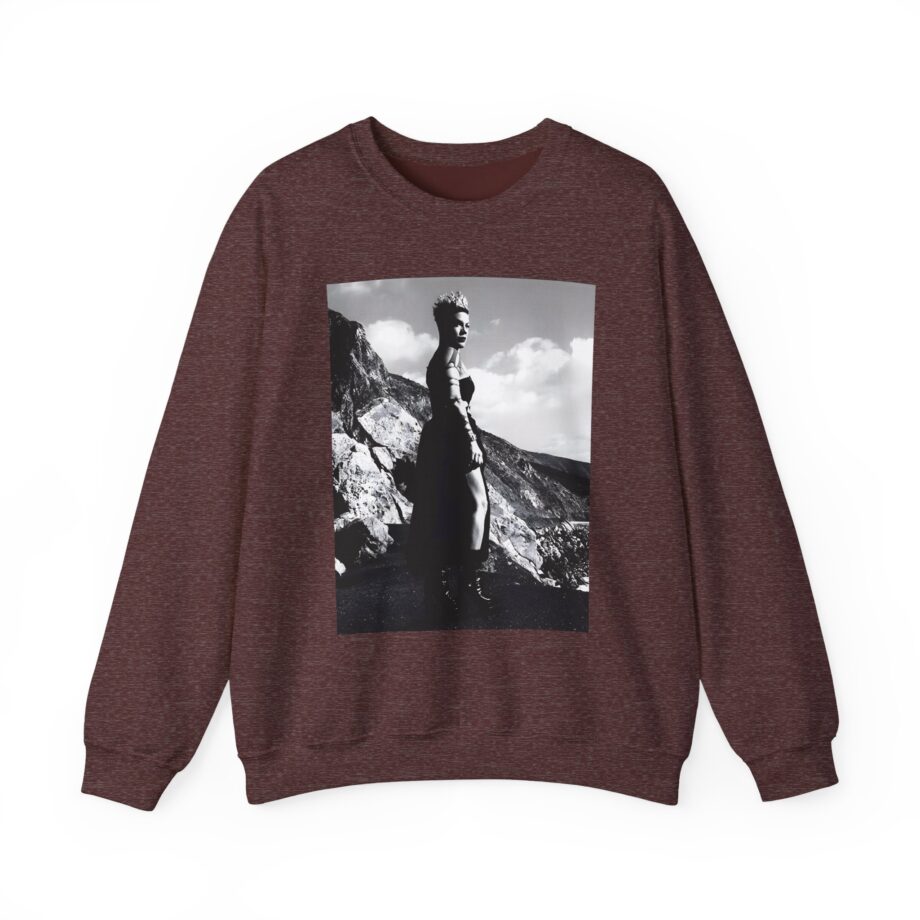 P!nk Trustfall Charcoal Unisex Heavy Blend™ Crewneck Sweatshirt