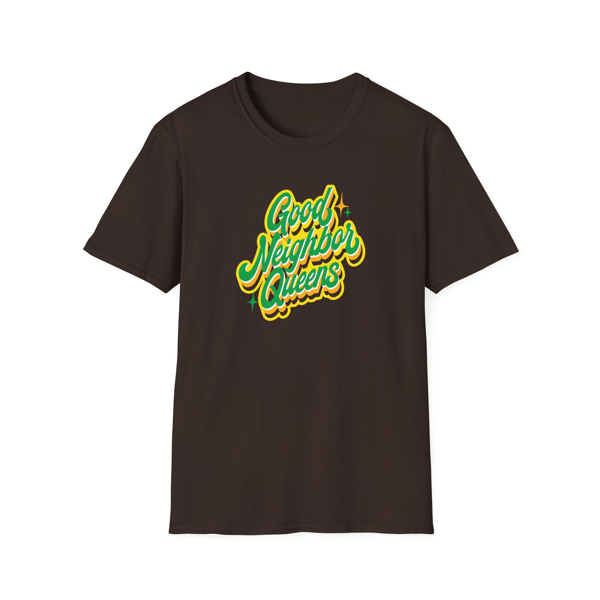 Good Neighbours Queens Unisex Softstyle T-Shirt