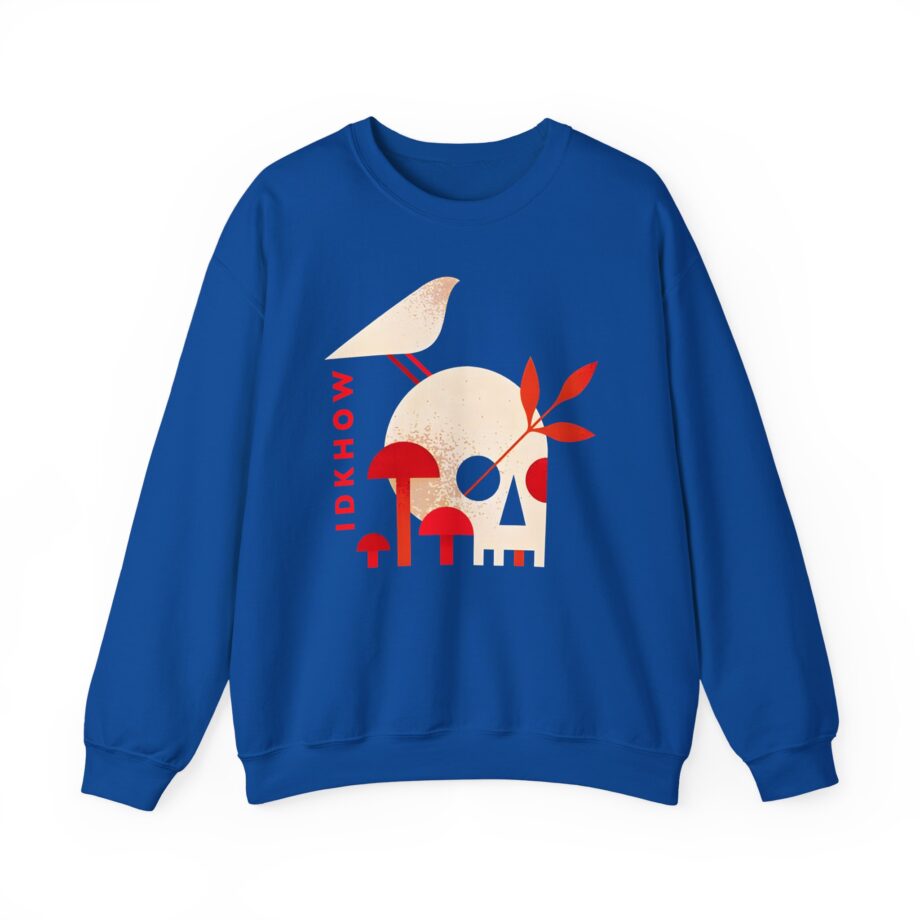 iDKHOW Skull Mushroom Unisex Heavy Blend™ Crewneck Sweatshirt