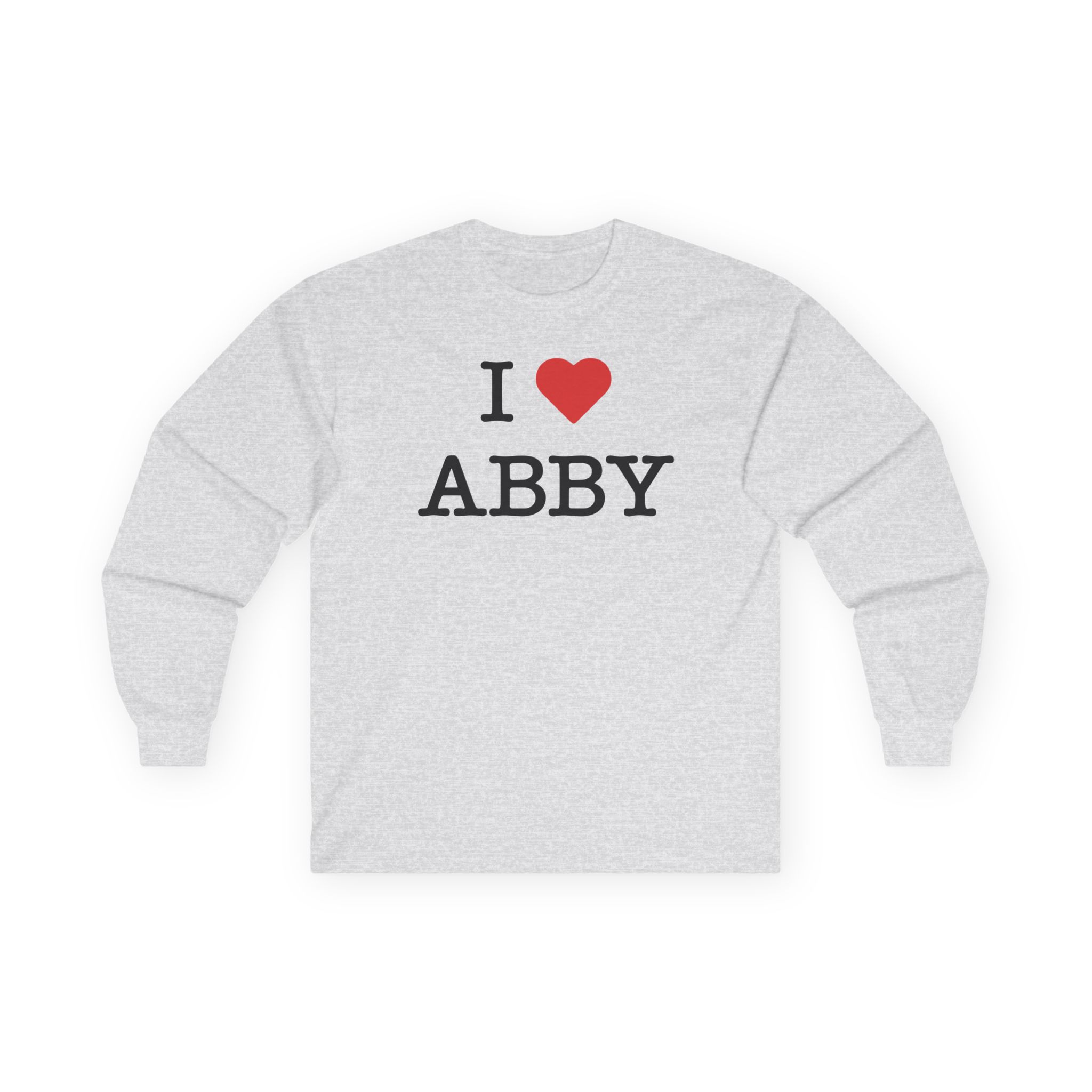 Jon Marianek I Love Abby Unisex Ultra Cotton Long Sleeve Tee